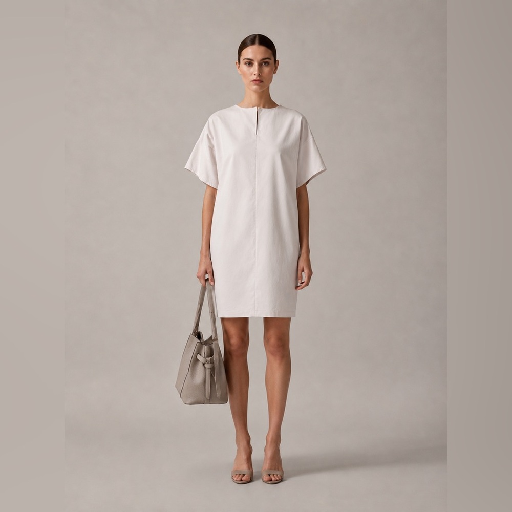 MaxMara Cream and Light Beige Shift Dress